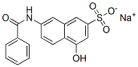CAS 登录号：10534-92-6， 7-苯甲酰胺基-4-羟基萘-2-磺酸钠