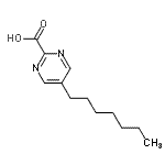 CAS#: 105343-79-1, 5-Heptyl-2-Pyrimidinecarboxylic Acid