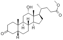 CAS 登录号：10538-58-6， 甲基 12alpha-羟基-3-氧代-5beta-胆烷-24-酸酯