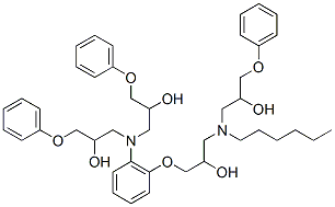CAS#: 105386-85-4, 1-[6-[Bis[2-Hydroxy-3-(Phenoxy)Propyl]Amino]Hexyl-[2-Hydroxy-3-(Phenoxy)Propyl]Amino]-3-(Phenoxy)Propan-2-Ol
