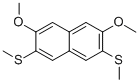 CAS#: 105404-97-5, 2,7-Dimethoxy-3,6-Bis(Methylthio)-Naphthalene