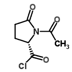 CAS 登录号：105425-26-1， 1-乙酰基-5-氧代-L-脯氨酰氯