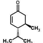 CAS 登录号：105497-90-3， (4S,5R)-4-异丙基-5-甲基-2-环己烯-1-酮