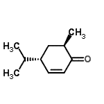 CAS 登录号：105497-92-5， (4S,6R)-4-异丙基-6-甲基-2-环己烯-1-酮