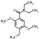 CAS 登录号：105518-12-5， N,N-二乙基-2,4,5-三甲氧基苯甲酰胺