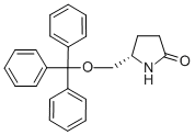 CAS 登录号：105526-85-0， (S)-(+)-5-(三苯甲氧基甲基)-2-吡咯烷酮