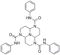 CAS#: 10553-79-4, Dodecahydro-N,N',N''-Triphenyl-1,4,7,9b-Tetraazaphenalene-1,4,7-Tricarboxamide