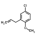 CAS#: 105591-47-7, 2-Allyl-4-Chloro-1-Methoxybenzene