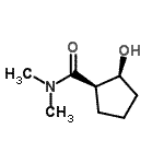 CAS 登录号：105665-03-0， (1R,2S)-2-羟基-N,N-二甲基环戊烷甲酰胺
