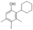 CAS 登录号：10572-34-6， 环美碘酚
