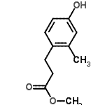 CAS 登录号：105731-18-8， 甲基3-(4-羟基-2-甲基苯基)丙酸酯