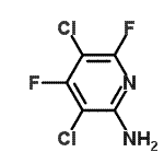 CAS 登录号：105745-88-8， 3,5-二氯-4,6-二氟-2-吡啶胺