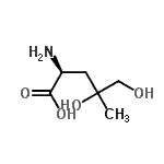 CAS 登录号：105817-05-8， (2S)-2-氨基-4,5-二羟基-4-甲基戊酸