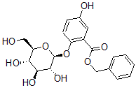 CAS 登录号：10590-85-9， 2-(beta-D-吡喃葡萄糖基氧基)-5-羟基苯甲酸苄酯