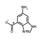 CAS#: 10597-50-9, 4-Nitro-1H-Benzimidazol-6-Amine