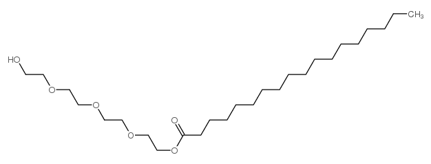 CAS#: 106-07-0, 2-[2-[2-(2-Hydroxyethoxy)Ethoxy]Ethoxy]Ethyl Octadecanoate