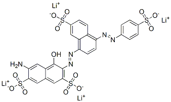 CAS#: 106028-58-4, Tetralithium (3E)-6-Amino-4-Oxo-3-[[7-Sulfonato-4-(4-Sulfonatophenyl)Diazenylnaphthalen-1-Yl]Hydrazinylidene]Naphthalene-2,7-Disulfonate