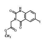 CAS#: 106047-54-5, Methyl (6-Iodo-2,4-Dioxo-1,4-Dihydro-3(2H)-Quinazolinyl)Acetate