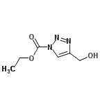 CAS 登录号：106134-75-2， 乙基4-(羟基甲基)-1H-1,2,3-三唑-1-羧酸酯