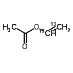 CAS 登录号：106139-40-6， (<sup>13</sup>C<sub>2</sub>)乙酸乙烯酯