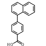 CAS 登录号：106359-69-7， 4-(1-萘基)苯甲酸
