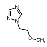 CAS 登录号：106535-15-3， 1-(2-甲氧基乙基)-1H-1,2,4-三唑