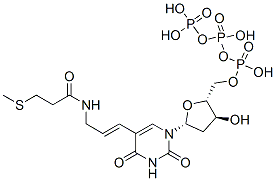 CAS 登录号：106542-91-0， 5-(3-((3-(甲硫基)丙酰基)氨基)-1-丙烯基)-2'-脱氧尿苷-5'-三磷酸酯