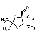 CAS 登录号：106622-89-3， (4R,5S)-2,2,4,5-四甲基-1,3-二氧戊环-4-甲醛