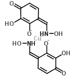 CAS#: 106639-28-5, Copper(2+) Bis{(6Z)-2-Hydroxy-6-[(Hydroxyamino)Methylene]-3-Oxo-1,4-Cyclohexadien-1-Olate}
