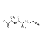 CAS 登录号：106659-81-8， N-(2-氰基乙基)-L-丙氨酰-L-丙氨酸