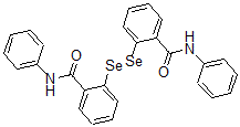 CAS 登录号：106663-84-7， N-苯基-2-[2-(苯基氨基甲酰)苯基]二硒基苯甲酰胺