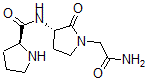CAS 登录号：106732-52-9， (2S)-N-[(3S)-1-(2-氨基-2-氧代乙基)-2-氧代吡咯烷-3-基]吡咯烷-2-甲酰胺