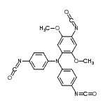CAS#: 106790-31-2, 4-Isocyanato-N,N-Bis(4-Isocyanatophenyl)-2,5-Dimethoxyaniline