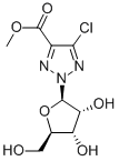 CAS 登录号：106824-96-8， 5-氯-2-[(2R,3R,4S,5R)-3,4-二羟基-5-(羟基甲基)四氢呋喃-2-基]三唑-4-羧酸甲酯