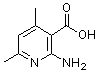 CAS 登录号：106837-89-2， 2-氨基-4,6-二甲基烟酸