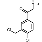 CAS#: 106909-28-8, 1-[3-(Chloromethyl)-4-Hydroxyphenyl]-1-Propanone