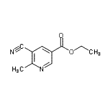 CAS 登录号：106944-54-1， 乙基5-氰基-6-甲基烟酸酯