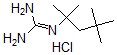 CAS 登录号：1070-95-7， 2-(2,4,4-三甲基戊烷-2-基)胍盐酸盐