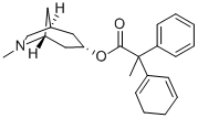 CAS#: 107010-27-5, (6-Methyl-6-Azabicyclo[3.2.1]Octan-3-Yl) 2,2-Di(Phenyl)Propanoate