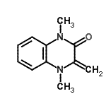 CAS 登录号：107073-47-2， 1,4-二甲基-3-亚甲基-3,4-二氢-2(1H)-喹喔啉酮