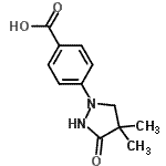 CAS 登录号：107144-30-9， 4-(4,4-二甲基-3-氧代-1-吡唑烷基)苯甲酸