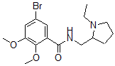 CAS#: 107188-66-9, 5-Bromo-N-[(1-Ethylpyrrolidin-2-Yl)Methyl]-2,3-Dimethoxybenzamide