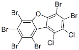 CAS#: 107207-36-3, 1,2,3,4,6,7-Hexabromo-8,9-Dichlorodibenzofuran