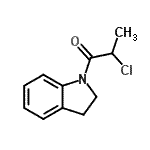 CAS 登录号：107236-27-1， 2-氯-1-(2,3-二氢-1H-吲哚-1-基)-1-丙酮