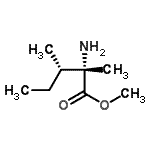 CAS#: 107246-42-4, Methyl 2-Methyl-L-Isoleucinate