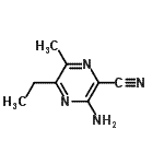 CAS#: 107343-75-9, 3-Amino-5-Ethyl-6-Methyl-2-Pyrazinecarbonitrile