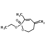 CAS#: 107345-45-9, 2-Ethoxy-3-Methyl-5-Methylene-2,5,6,7-Tetrahydro-1,2-Oxaphosphepine 2-Oxide