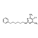 CAS#: 107361-33-1, 4,6-Dimethyl-2-[(6-Phenylhexyl)Amino]-5-Pyrimidinol