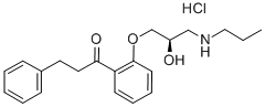 CAS 登录号：107381-35-1， 1-[2-[(2R)-2-羟基-3-丙基氨基丙氧基]苯基]-3-苯基丙烷-1-酮盐酸盐
