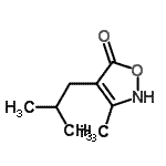 CAS#: 107403-08-7, 4-Isobutyl-3-Methyl-1,2-Oxazol-5(2H)-One